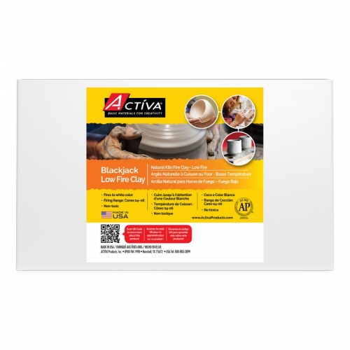 Blackjack Low Fire Clay™ Natural Kiln Earthenware, 50 lb (22.7 kg)